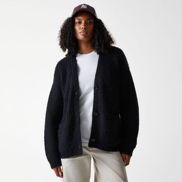 Пуловер New Era New Era MLB NY Yankees Cardigan Sweater Черно | 60684485, 1