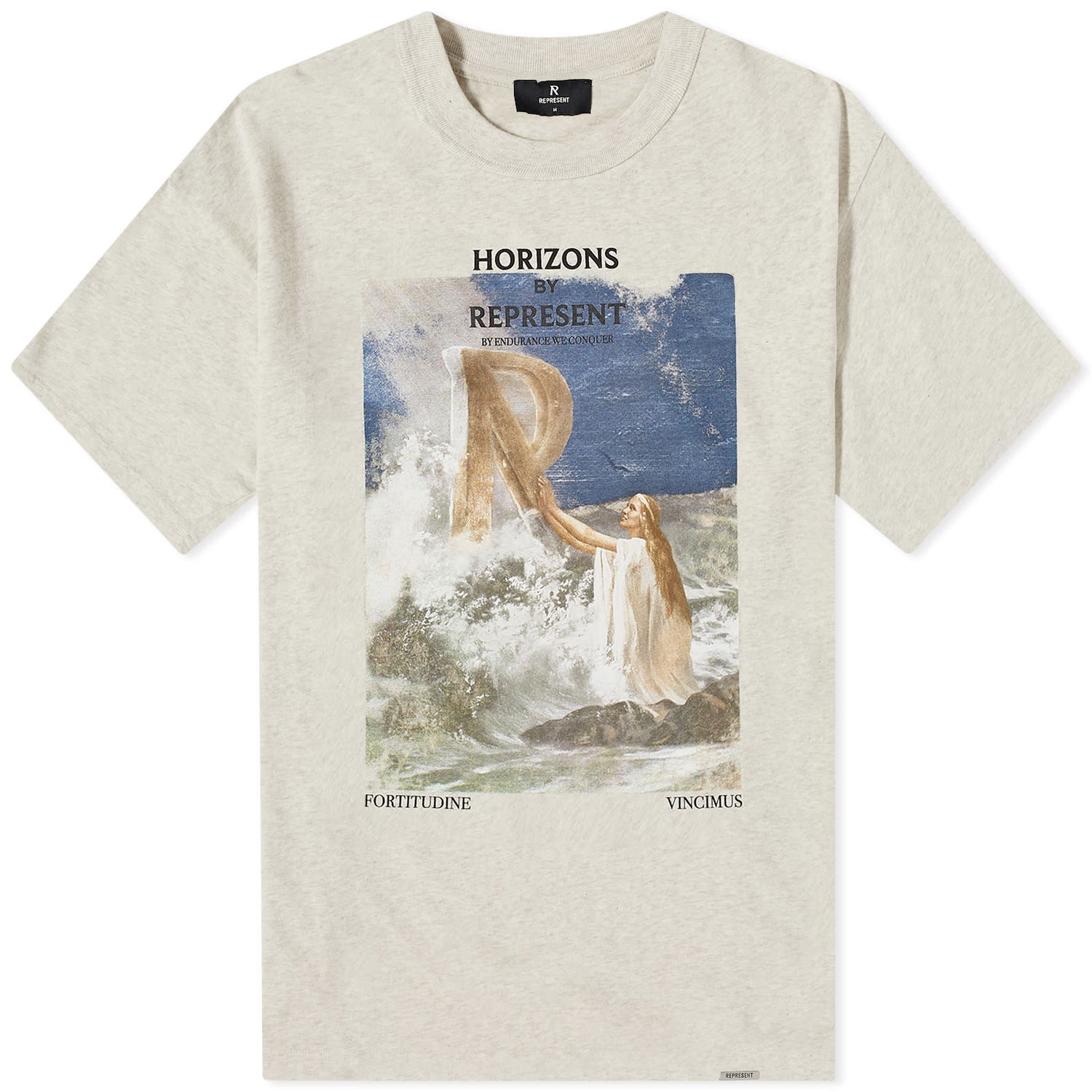 Тениска Represent Clo Higher Truth Сиво | MLM408-94, 0