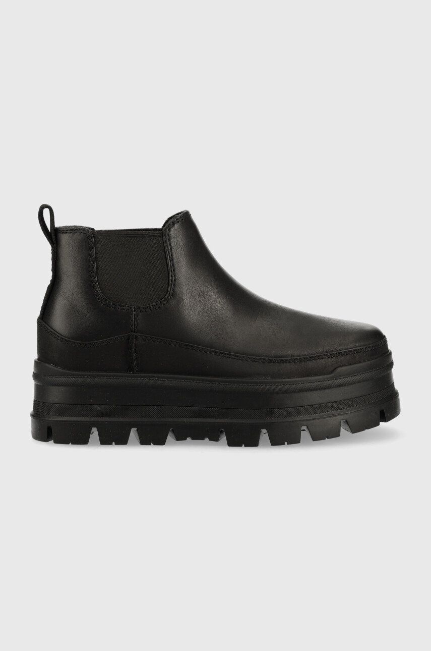 Кецове и обувки UGG W Merina Platform Chelsea Boots Черно | 1130490.BLK, 0