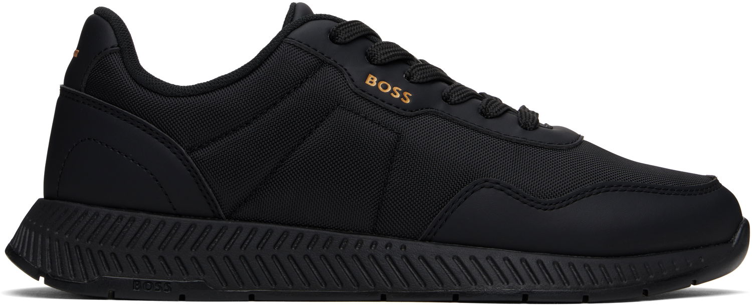 Облекло BOSS BOSS Embroidered-Logo Черно | 50536481, 0
