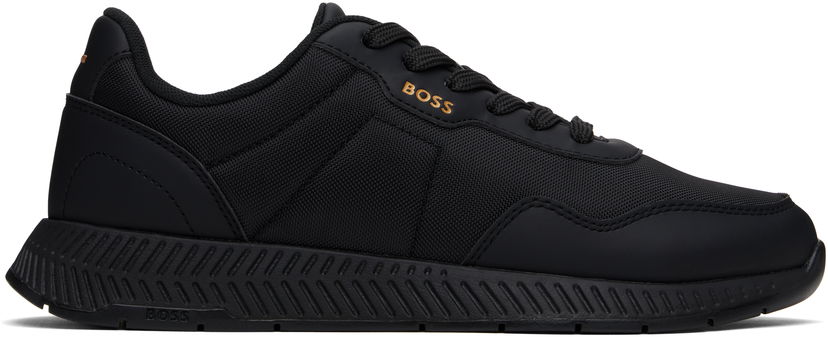 Облекло BOSS BOSS Embroidered-Logo Черно | 50536481