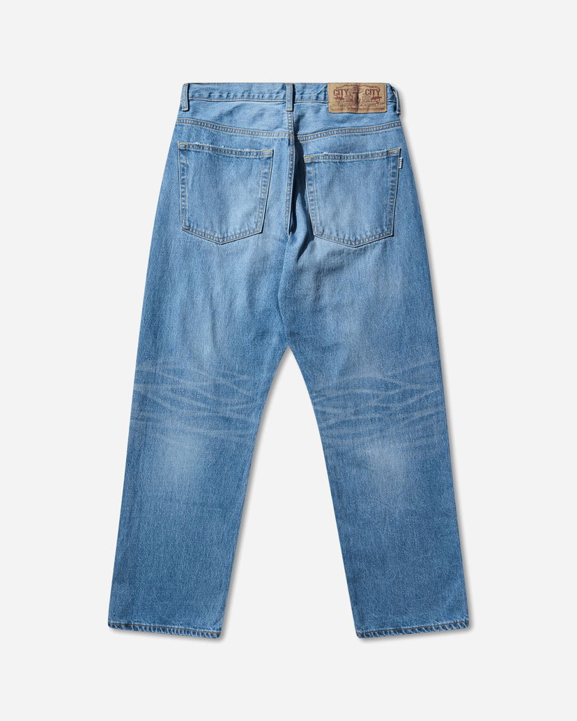 Дънки BAPE Shark Loose Fit Denim Pants Синьо | 1L80150006 INDIGO