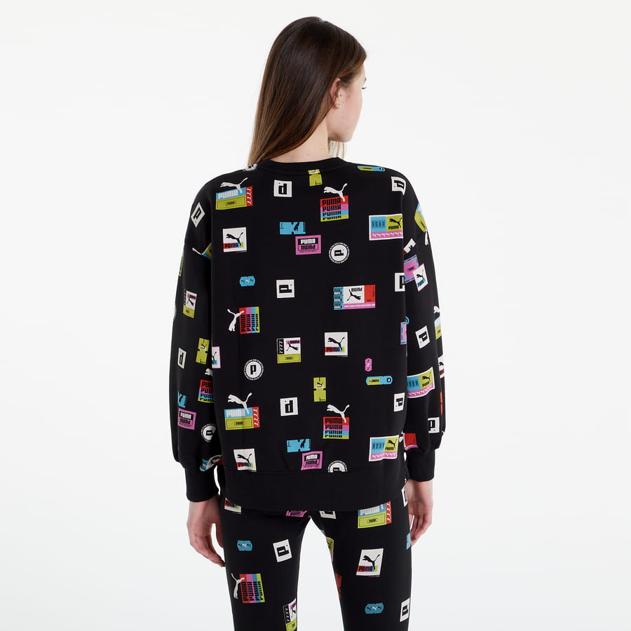 Суитчър Puma Brand Love Oversized Crew Черно | 534351 01, 1