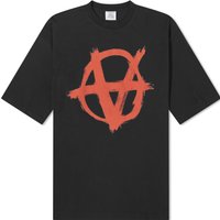 Тениска VETEMENTS Double Anarchy T-Shirt Черно | UE64TR990BR, 1