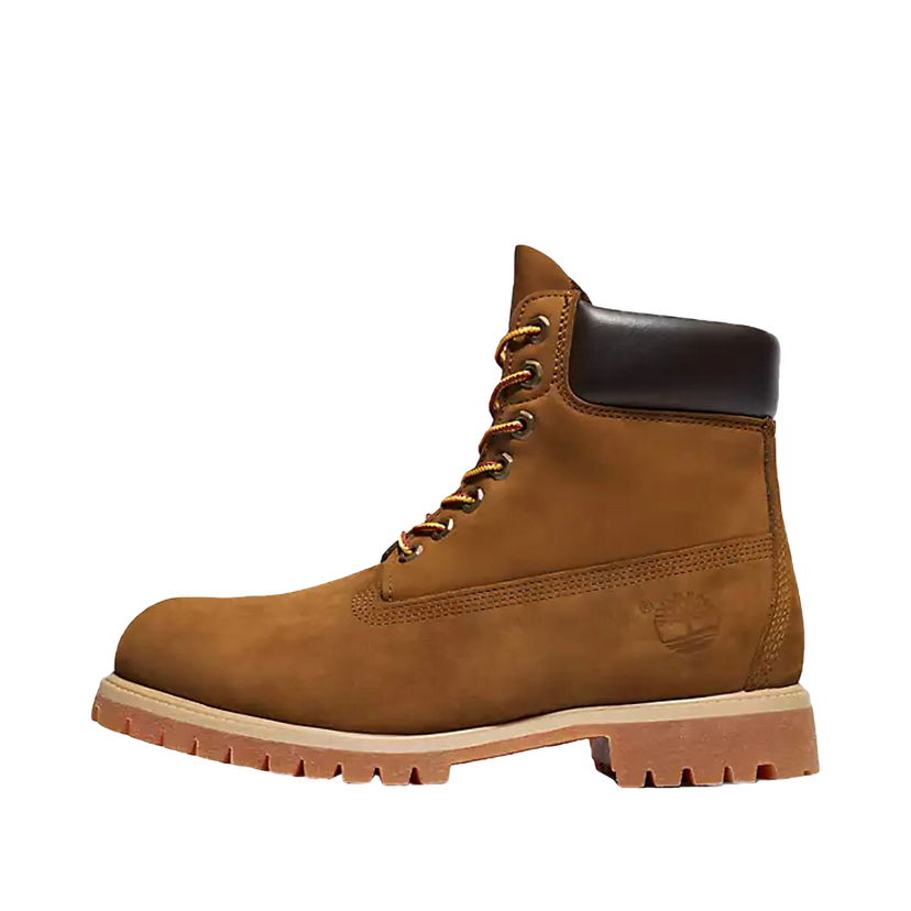 Кецове и обувки Timberland Premium 6 Inch Lace Up Waterproof Dark Wheat Nubuck Кафяво | TB072066-EBL