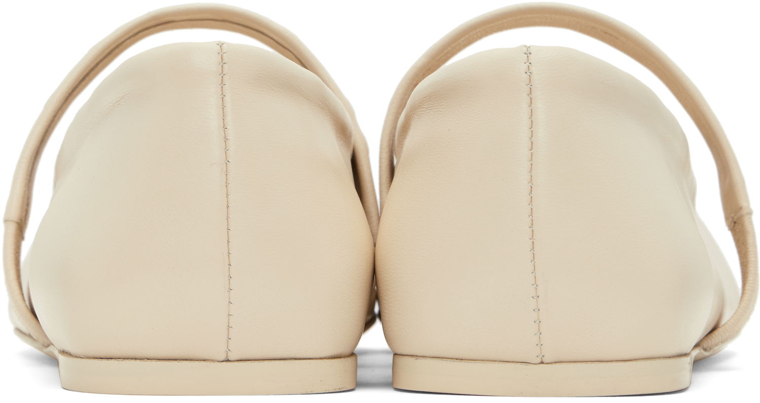 Облекло Marni Marni Little Bow Ballerina Flats Бежово | MJMS007700 P3628, 1