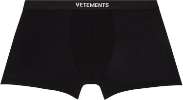 Боксерки VETEMENTS Vetements Logo Boxer Briefs Черно | MH76UN400BB, 0