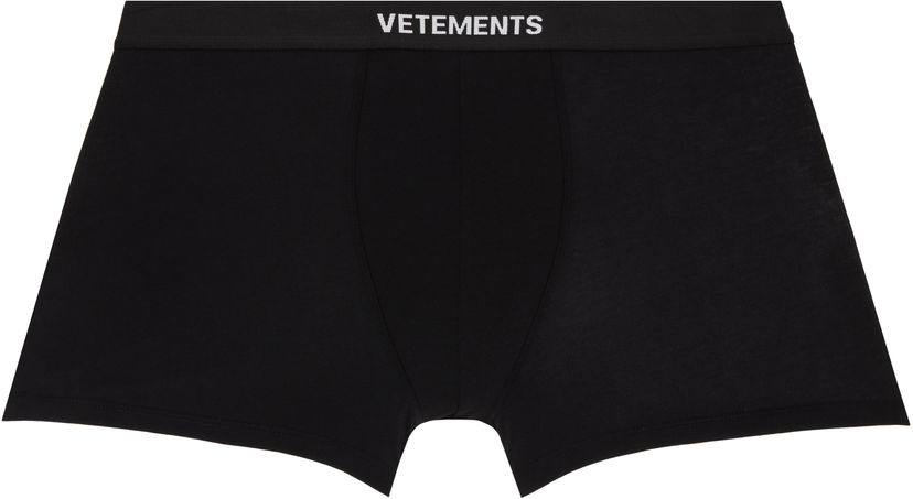 Боксерки VETEMENTS Vetements Logo Boxer Briefs Черно | MH76UN400BB