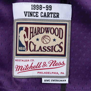 Фланелка Mitchell & Ness Toronto Raptors Vince Carter NBA Swingman Jersey Лилаво | SMJYGS18214-TRAPURP98VCA, 1