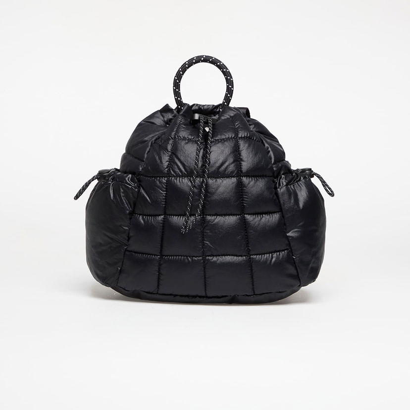 Раница Nike Quilted Drawstring Top Handle Backpack NSW Puffle Mini Черно | HQ6693-010