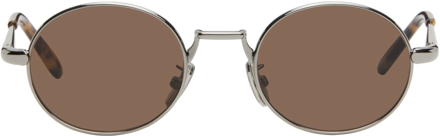 Слънчеви очила Loewe Loewe Groove Oval Sunglasses Металик | LW40151UM4814N 840126848762, 0