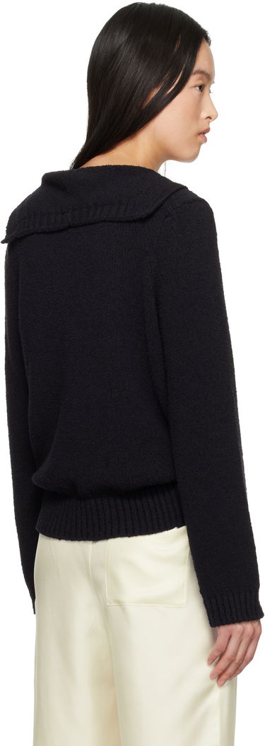 Пуловер Loulou de Saison Loulou de Saison Bahia Knit Sweater Черно | BAHIA, 2
