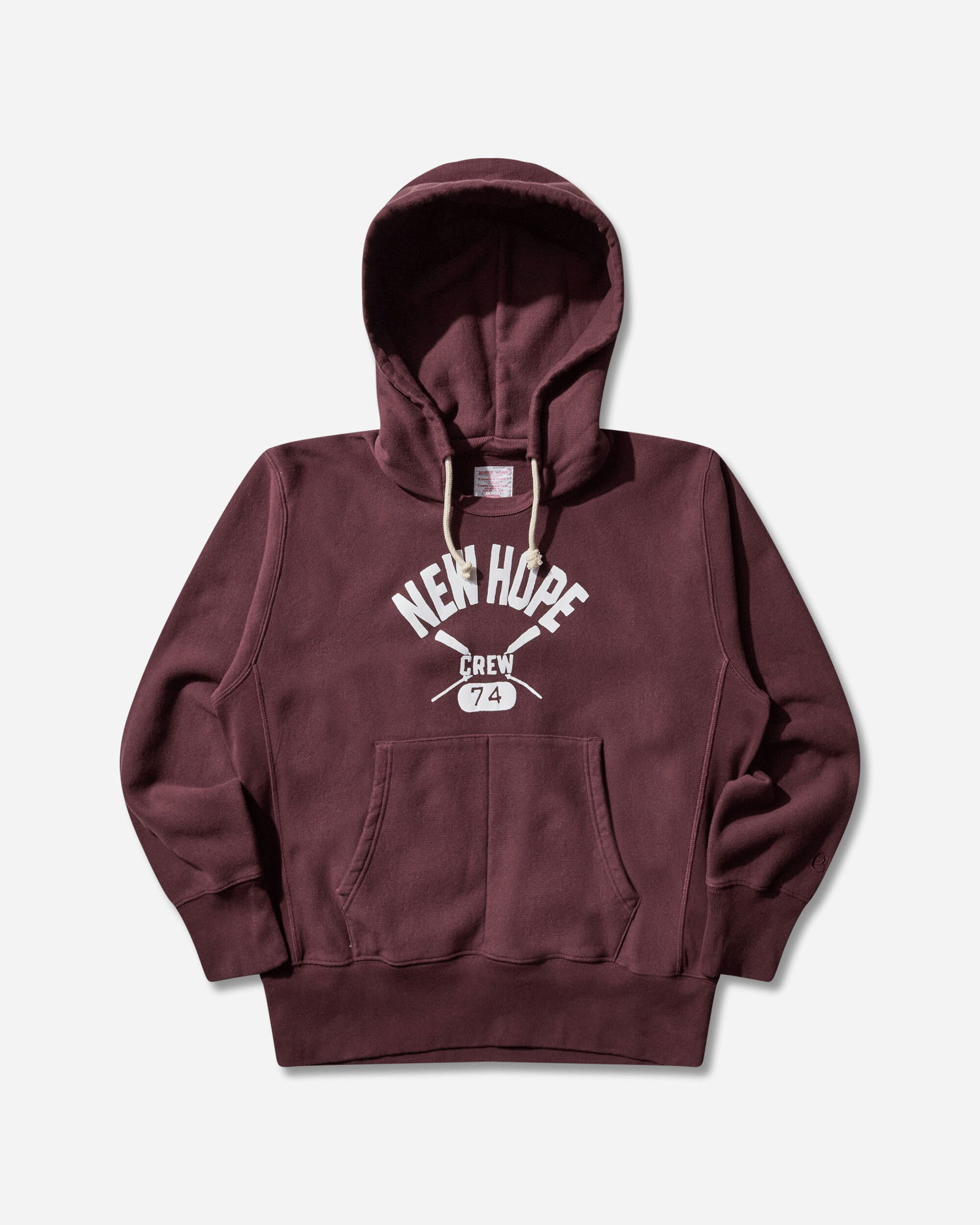 Суитчър Champion Index and Archives Lighthouse Reverse Weave Fleece Hoodie New Hope Crew 74 Бургунди | 221858 MS521, 1