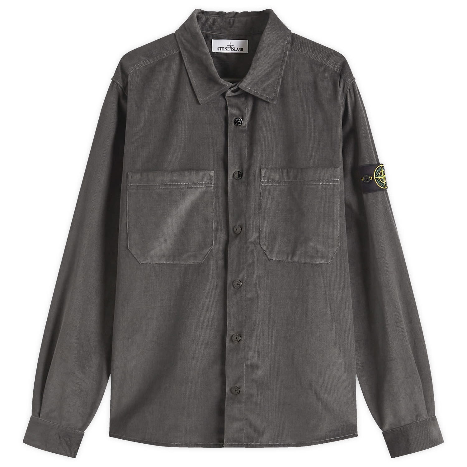 Риза Stone Island Micro-Corduroy Overshirt, Size Large Сиво | K1S151200113-V0065, 0