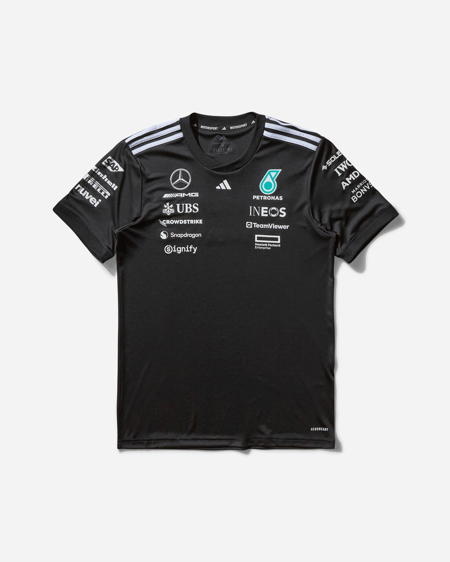 Тениска adidas Performance Mercedes-AMG Petronas Formula One Team Driver T-Shirt Черно | JW5361, 1