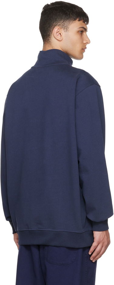 Суитчър YMC Umbro Edition Quarter-Zip Sweatshirt Тъмно синьо | UMJM0646-OGK, 2