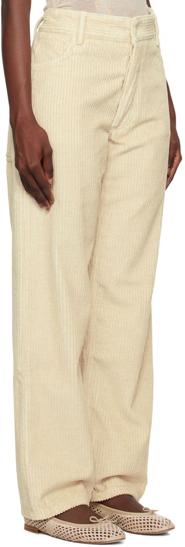 Панталони Baserange Wide Leg Corduroy Trousers Бежово | TRIN-CO-AU23, 1