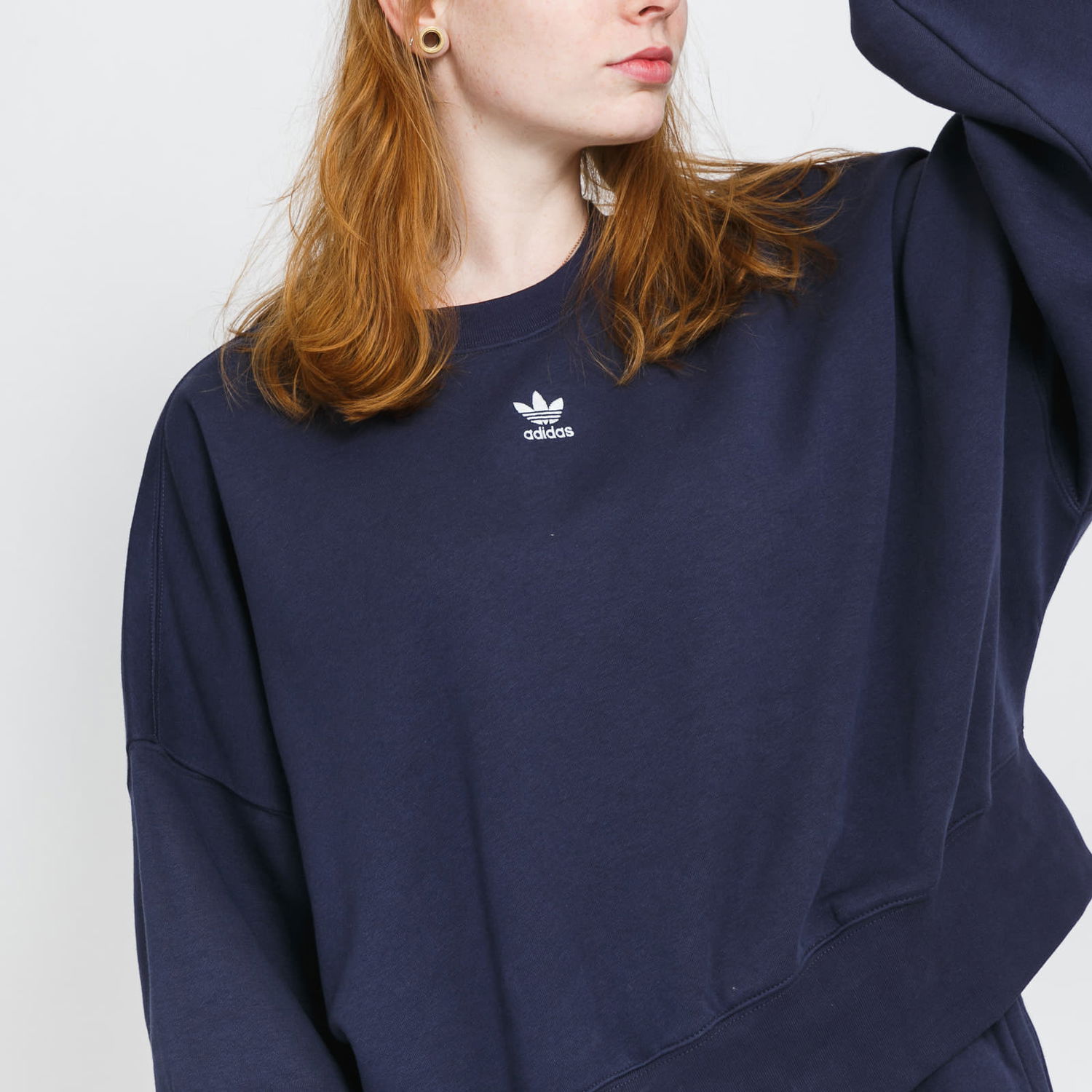 Суитчър adidas Originals Sweatshirt Тъмно синьо | HF7481, 1
