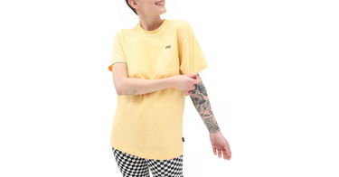 Тениска Vans Left Chest Logo T-Shirt Жълто | vn0a7rsryrs1, 1