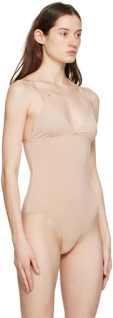 боди Baserange Sleeveless Slim-Fit Bodysuit Бежово | ONMI, 3