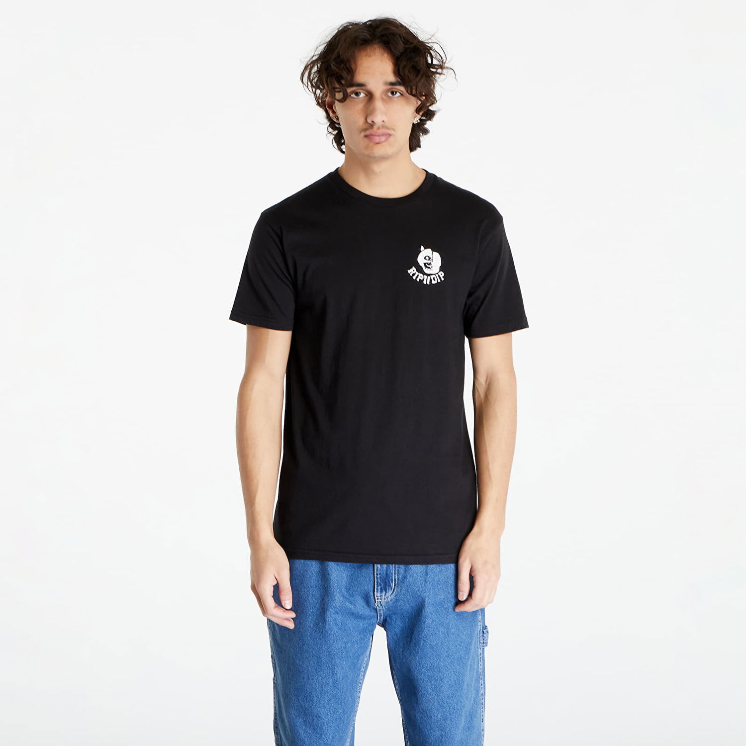 Тениска RIPNDIP Skelly Nerm Smokes Tee Черно | RND10248, 0