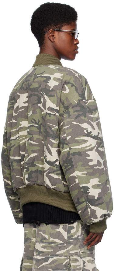 Яке бомбър We11done We11done Camouflage Bomber Jacket Зелено | WD-JP0-24-049-M-BG, 2