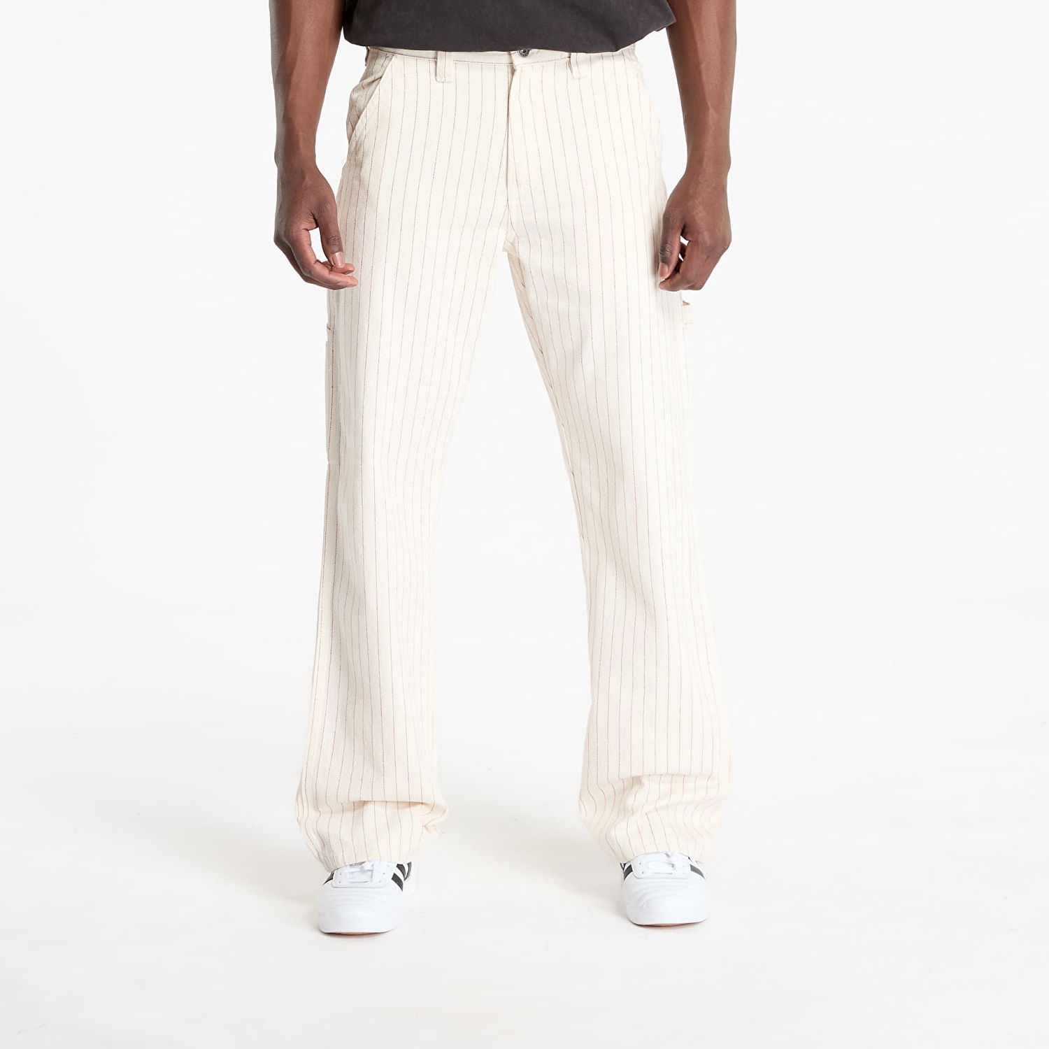 Панталони Dickies Dickies Service Carpenter Striped Pants W30/L32 Бяло | DK0A4Z6QC481, 0