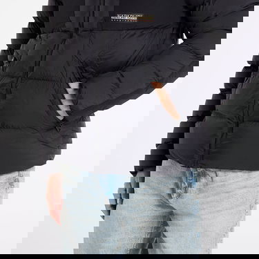 Пухо яке Napapijri Hooded Puffer Jacket A-Moesa Puf Черно | NP0A4I1R0411, 2