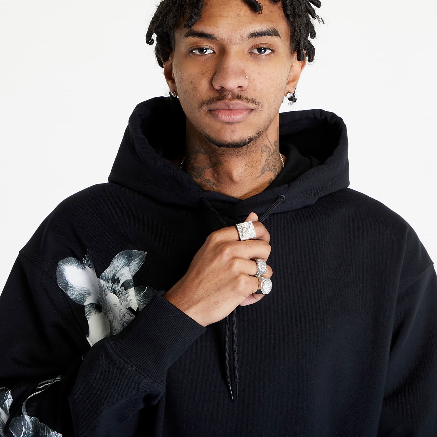Суитчър Y-3 Graphic French Terry Hoodie UNISEX Black Черно | IN4335, 1