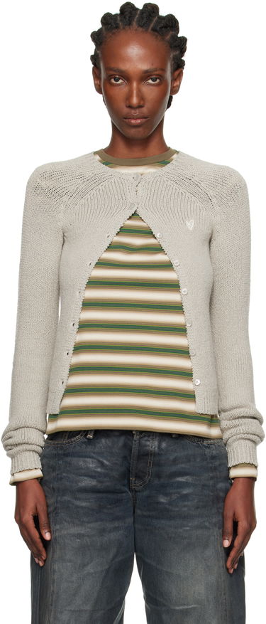 Пуловер Acne Studios Acne Studios Button-Up Cardigan Сиво | A60592-, 0
