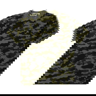 Тениска BAPE 1st Camo Ape Head One Point Polo Зелено | 1G30 112 001 GREEN, 1