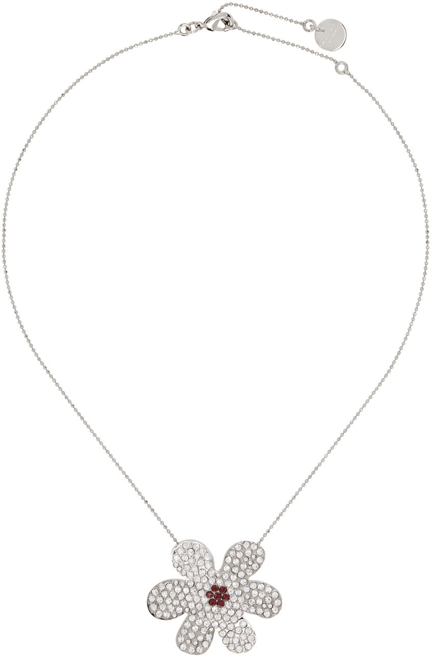 Колие Marni Silver Daisy Pendant Necklace Металик | COMV0488A0 P6527, 0