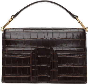 Дамска чанта TOTEME TOTEME Mini T-Flap Bag Кафяво | 244-WAL0049-LE0076, 0