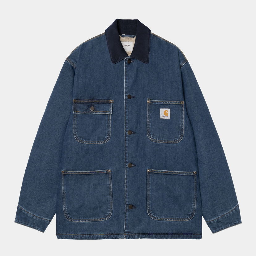 Палта Carhartt WIP WIP OG Chore Coat Синьо | I035877_42