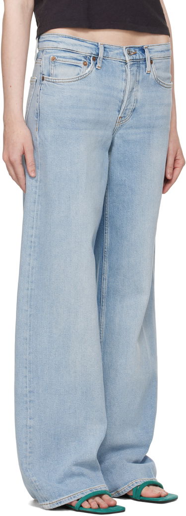 Дънки RE/DONE Re/Done Comfort Mid Rise Wide Leg Jeans Синьо | 190-03WMRWDLG, 1