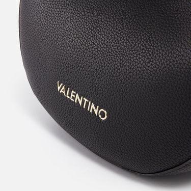 Чанта през рамо Valentino Alexia Faux Leather Hobo Bag Черно | VBS5A808001, 2