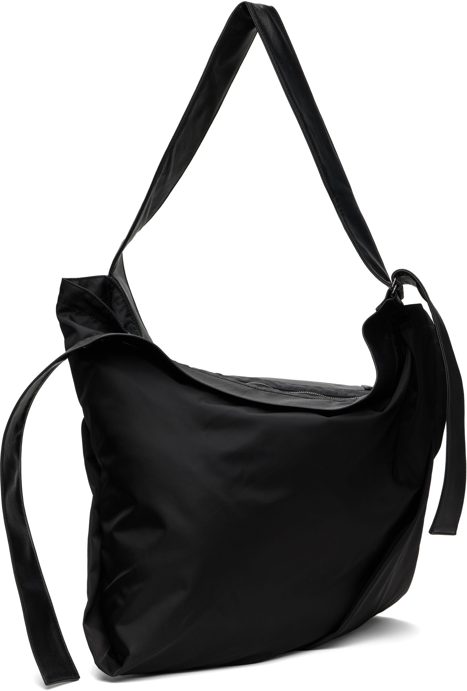 Голяма пазарска чанта Yohji Yamamoto YOHJI YAMAMOTO Drape Belt Tote Черно | DP-I36-831, 1