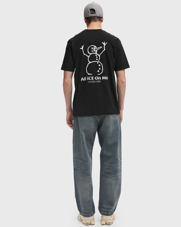 Тениска Carhartt WIP Black Logo T-Shirt Черно | I03443689XX, 3