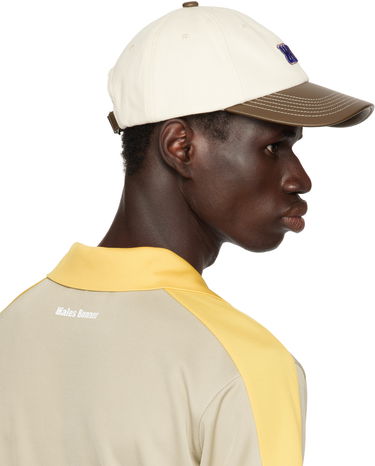 Шапка с козирка Wales Bonner Wales Bonner Original Baseball Cap Бяло | US25HA07-000 COTTON / TAN, 2