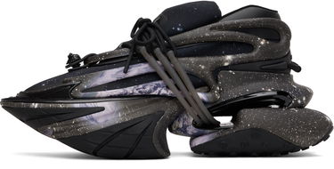 Кецове и обувки Balmain Balmain Unicorn Low Earth & Stars Print Черно | EM0VJ309KERT, 2