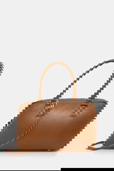 Дамска чанта STAND STUDIO Stand Studio Alexa Leather Satchel Bag Кафяво | 66300.7010, 0