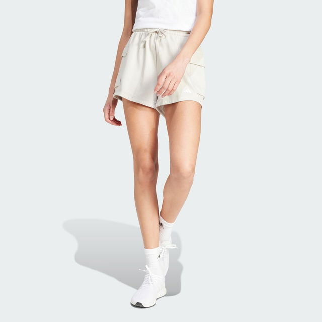 Essentials Small Logo French Terry Cargo Shorts
