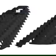 Sarivo Double-Breasted Ribbed Collar Jacket