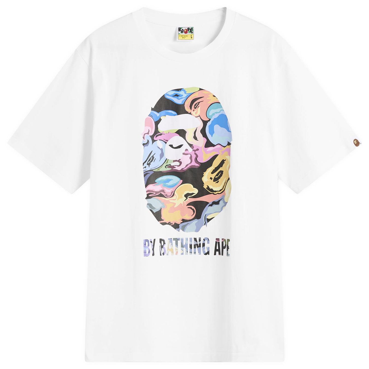 Тениска BAPE Art Camo By Bathing Ape T-Shirt Бяло | 001TEL801036M-WHT, 1