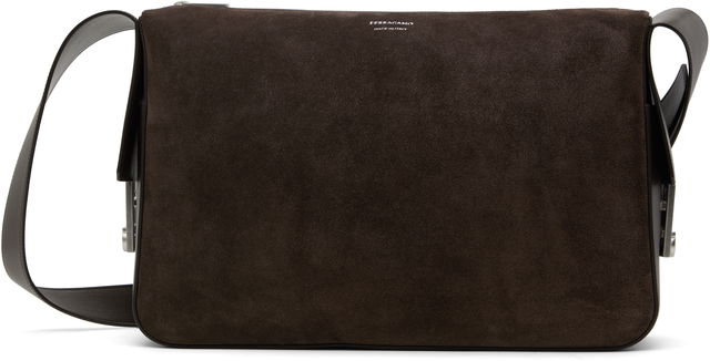 Ferragamo 'Gancini' Buckles Messenger Bag