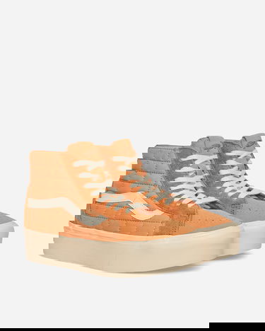 Кецове и обувки Vans Joe Freshgoods x Sk8-Hi Reissue Platform VLT LX "Caramel" Кафяво | VN0007PWCAM1, 2