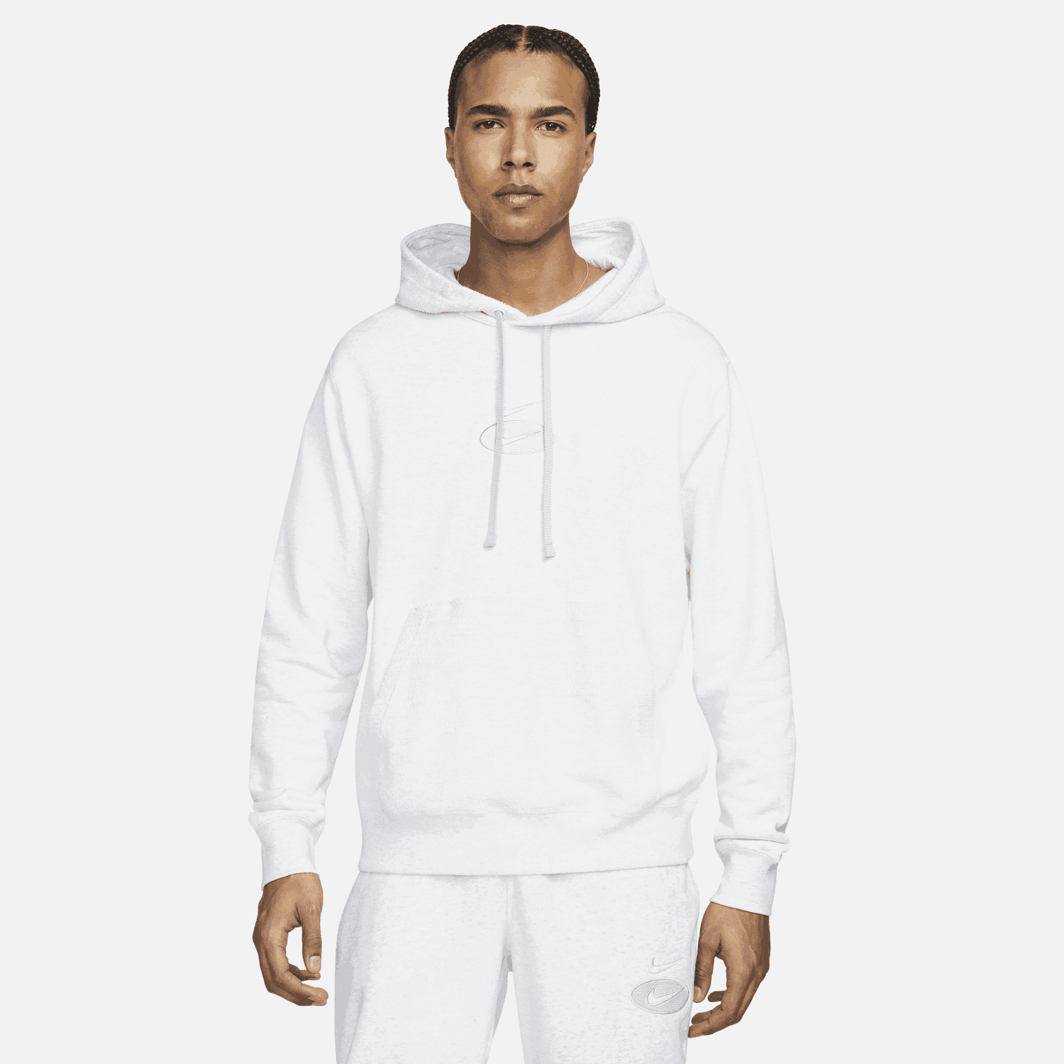 Суитчър Nike Sportswear Swoosh League z francouzského Бяло | DM5462-051, 0