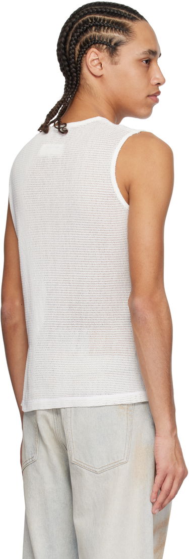 Потник Maison Margiela MM6 Maison Margiela V-Neck Tank Top Бяло | SH2NL0008 M20111, 2