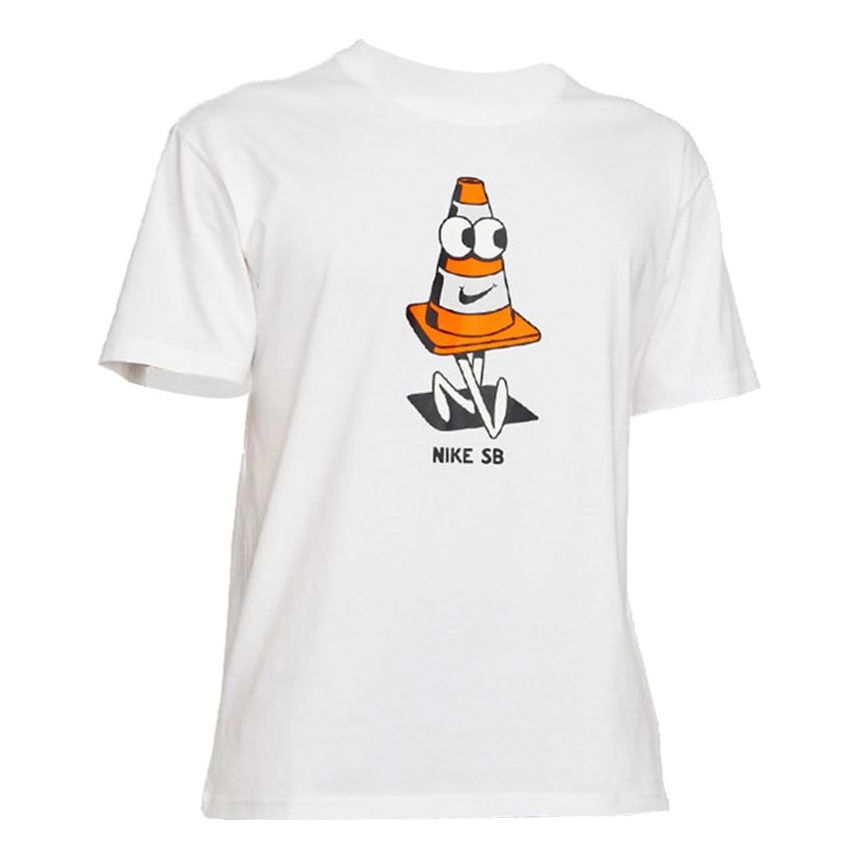 Тениска Nike SB SB Cone Cartoon T-Shirt Бяло | DJ1225-100, 0