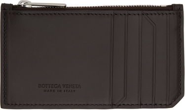 Портфейл Bottega Veneta Leather Zipped Card Holder Кафяво | 805827 V4LQ1 2145, 0